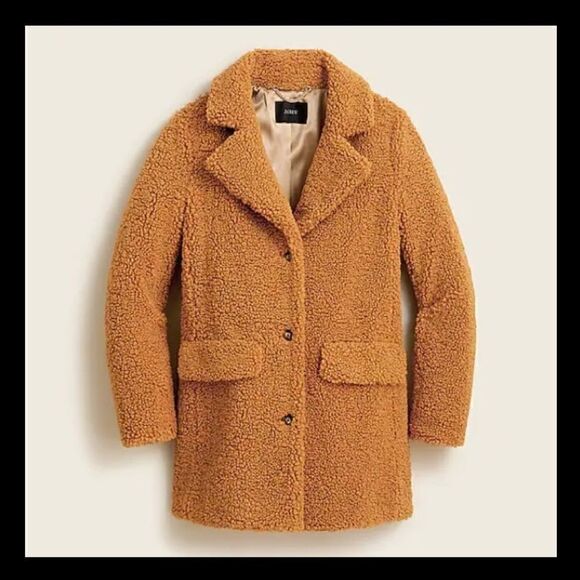 J Crew Teddy Sherpa Jacket NWT - Picture 1 of 13